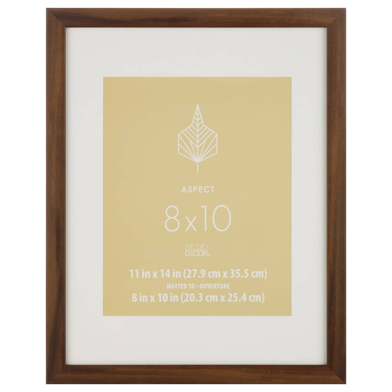 Aspect Rustic Narrow Frame With Mat by Studio Décor®